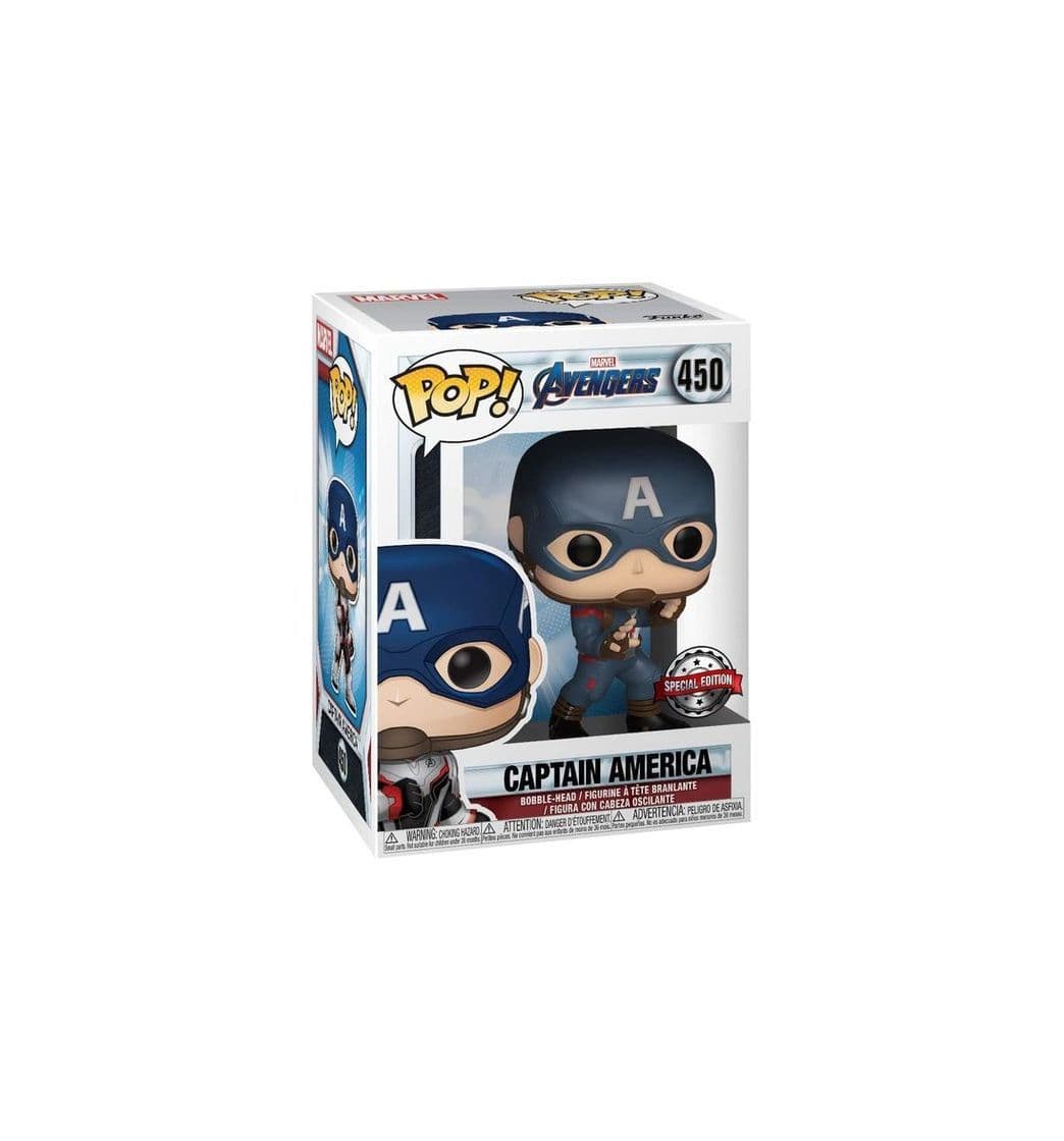 Juego Funko Marvel Pop Capitán América Edición Especial, Multicolor