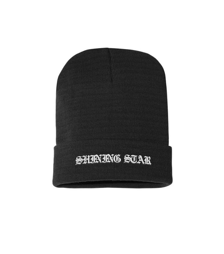 Product Shining Star Knit Black Beanie
