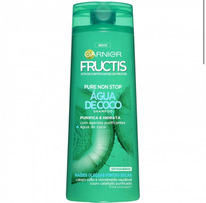 Moda Champô Fructis Pure Non Stop Água de Coco