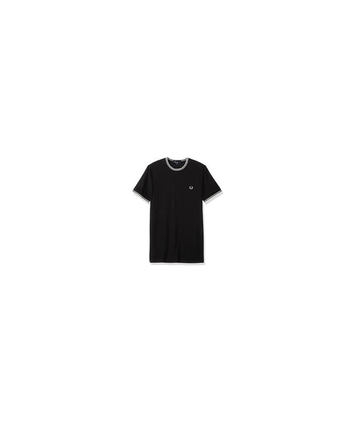 Product Fred Perry Fp Twin Tipped Camiseta, Negro