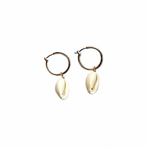 Fashion WDTong - Pendientes de concha naturales