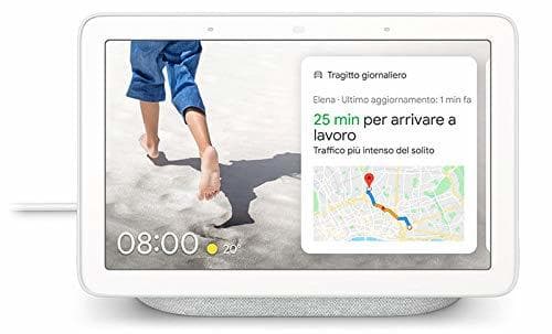 Electronic GOOGLE Nest HUB CARBÓN Altavoz Inteligente Y Asistente con Pantalla Tiza