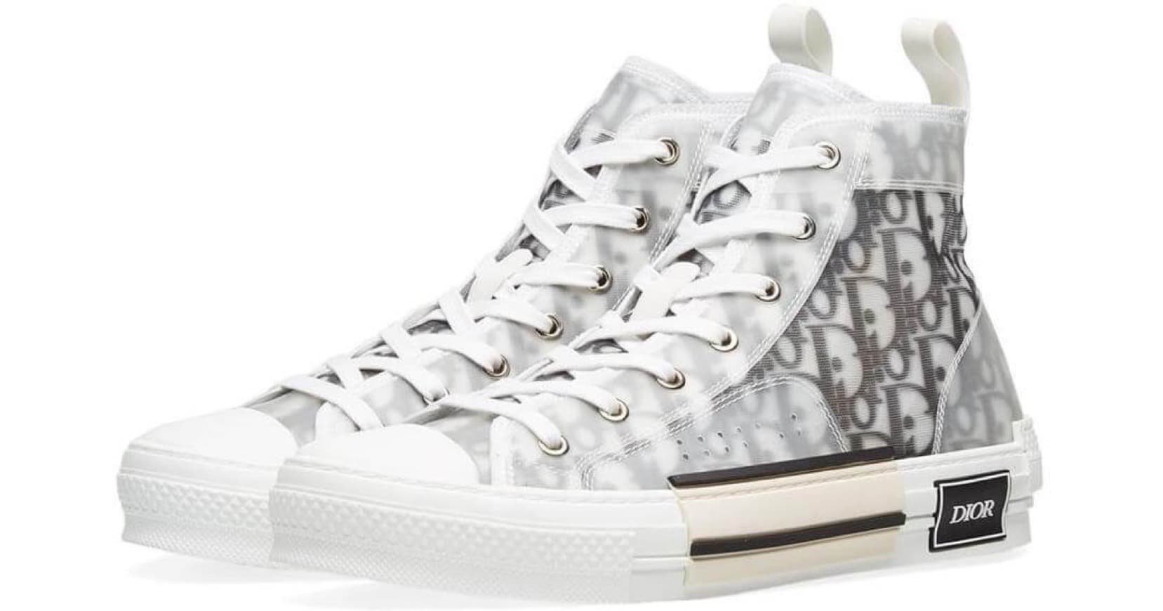 Moda B23 HIGH-TOP SNEAKERS IN DIOR OBLIQUE