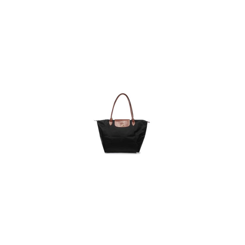 Moda Longchamp - Bolsa de Sintético Mujer, color Negro, talla 19x30x31 cm