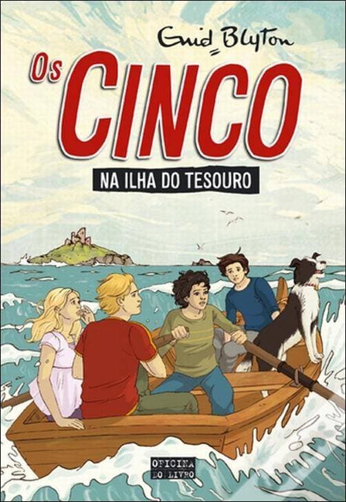 Book Os Cinco na Ilha do Tesouro