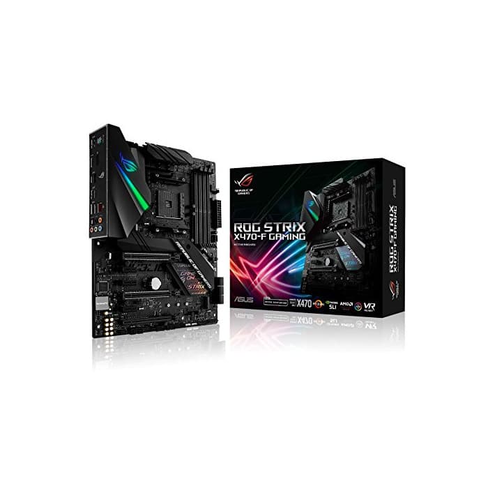 Electrónica Asus ROG STRIX X470-F GAMING AMD AM4 X470 ATX - Placa base