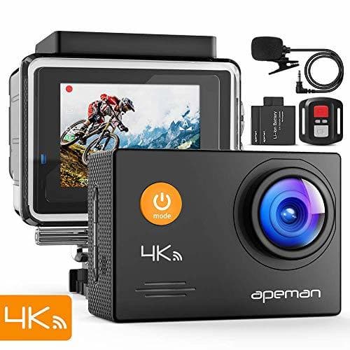 Producto APEMAN Camara Deportiva 4K WiFi 16MP Impermeable Cámara Acción Deporte Acuatica Agua