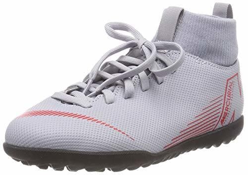 Product Nike Jr Superfly 6 Club TF, Zapatillas de Fútbol Unisex Niños, Gris