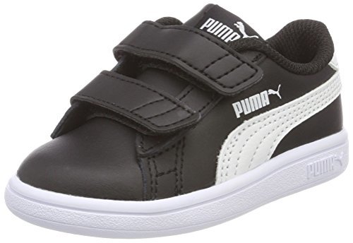 Fashion Puma Smash V2 L V Inf, Zapatillas Unisex Niños, Negro