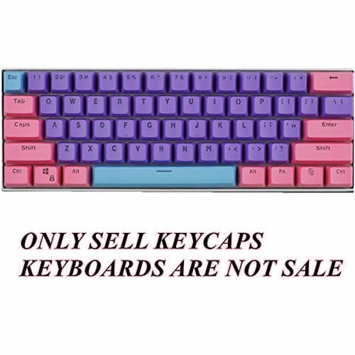 Electronic Sunzit Keycaps, 61 Teclas Keycaps Backlight Tres Colores Teclado Mecánico PBT Keycap