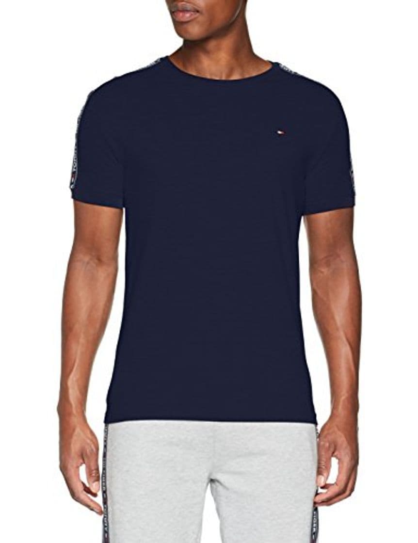 Moda Tommy Hilfiger RN tee SS Camiseta, Azul