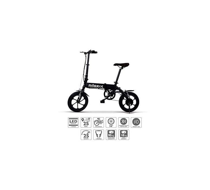 Producto Nilox ebike X2 Plus Plegable Ruedas 16"; Adulto