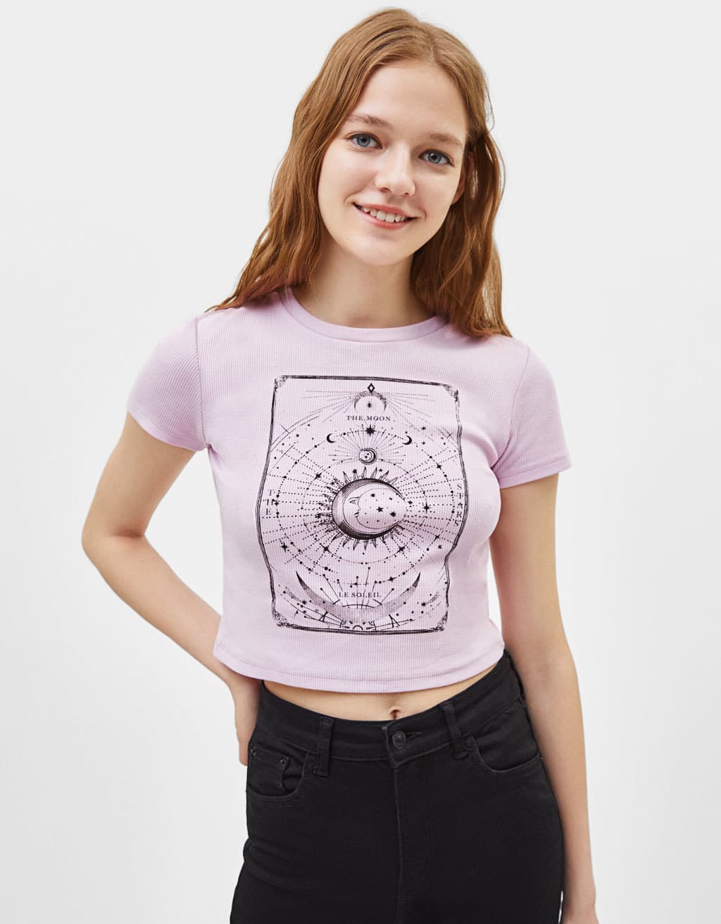 Producto T-shirt com estampado Bershka