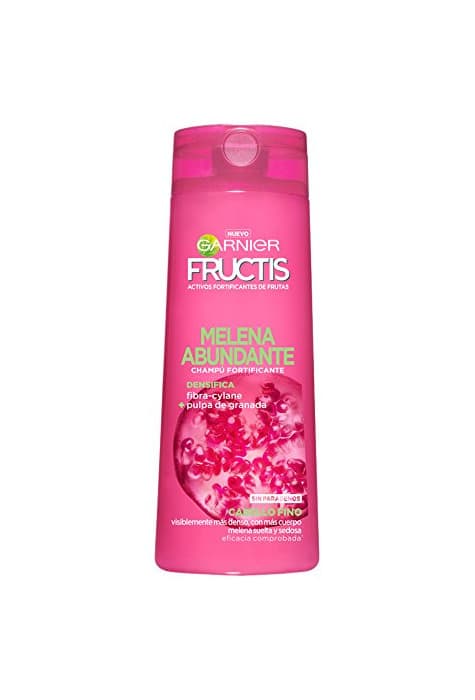 Product Garnier Fructis Melena Abundante Champú Pelo Normal a Fino