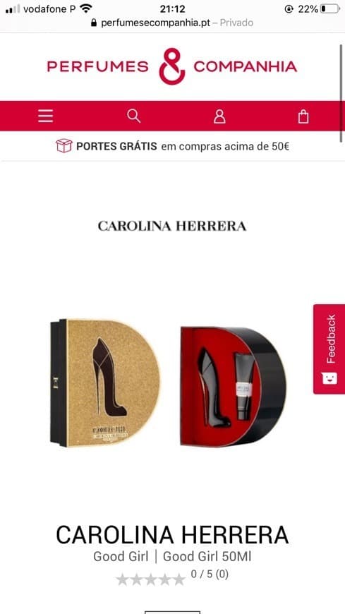 Producto Carolina Herrera