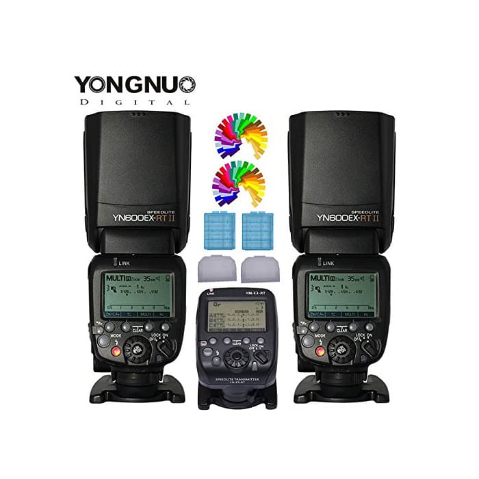 Electronic YONGNUO YN600EX-RT II Flash Speedlite 2.4G TTL 2PCS