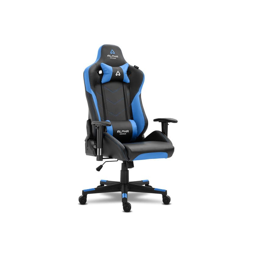 Product Cadeira Gaming ALPHA GAMER Zeta Preta e Azul