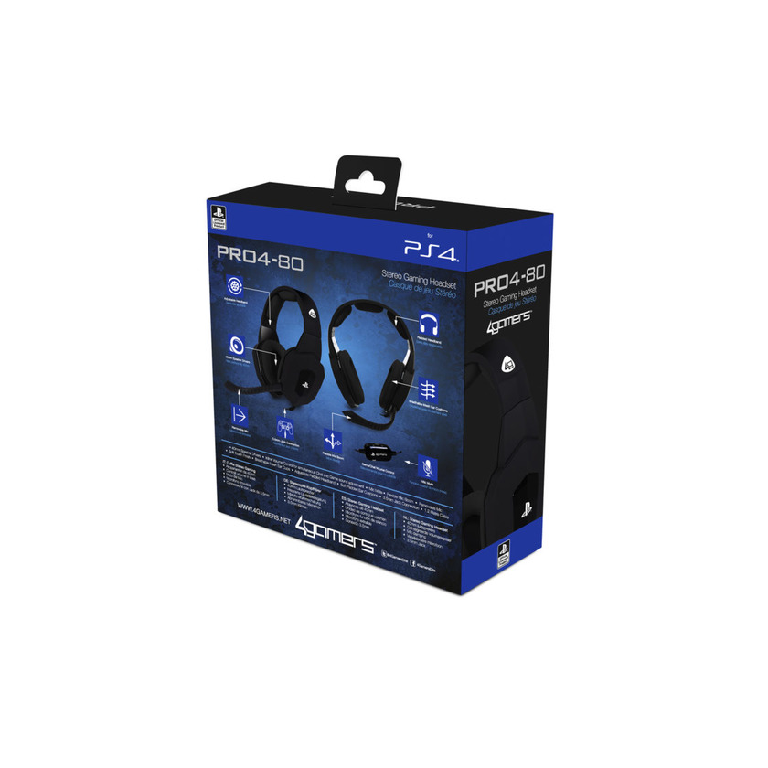 Product Auscultadores PS4 Pro 4GAMERS 4-80