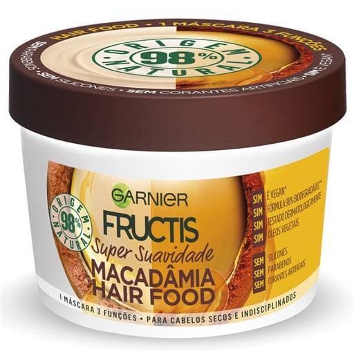 Fashion Máscara Garnier Fructis- Macadâmia Hair Food