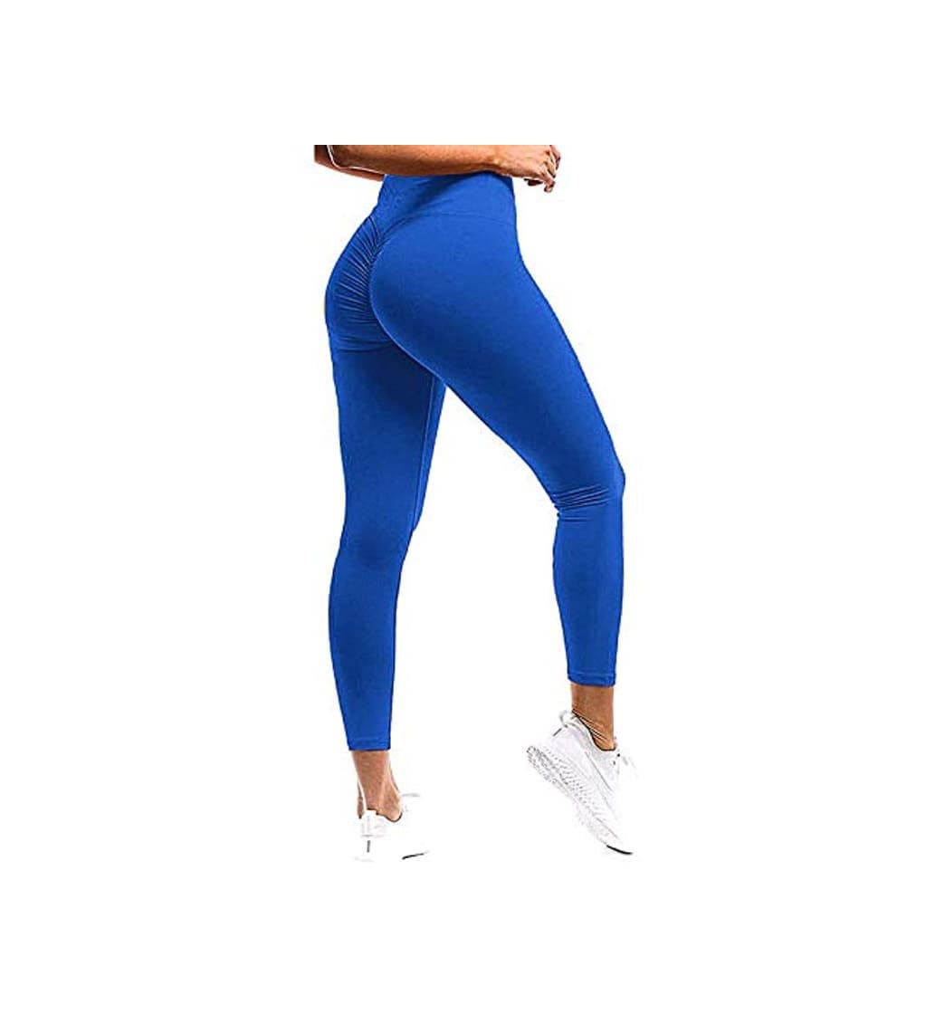 Producto FITTOO Mallas Pantalones Deportivos Leggings Mujer Yoga de Alta Cintura Elásticos y Transpirables para Yoga Running Fitness con Gran Elásticos Azul XL