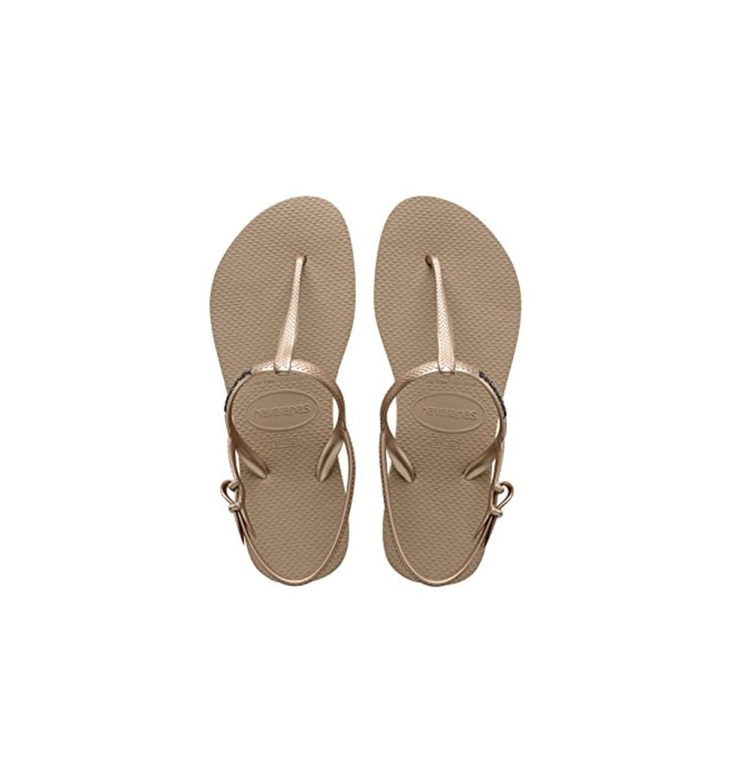 Fashion Havaianas Freedom, Sandalias para Mujer, Dorado