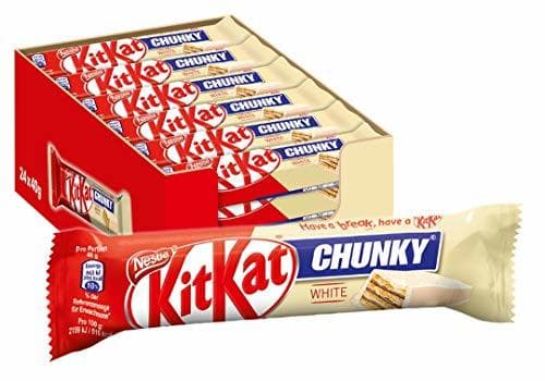 Product Nestle KitKat Chunky White Chocolate with white chocolate multi pack of 24