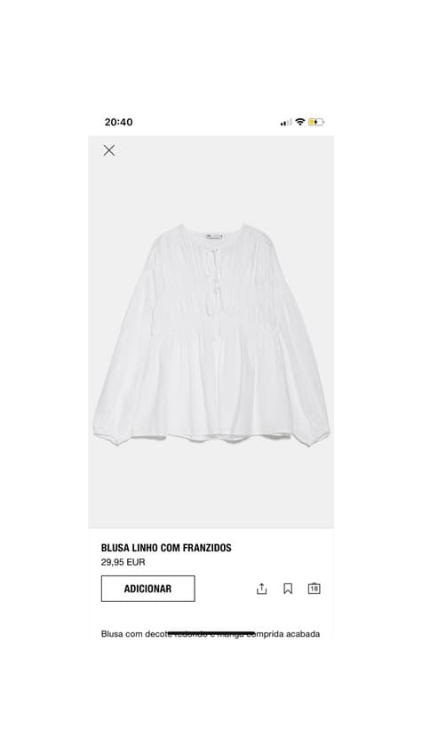 Product BLUSA DE LINHO