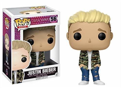 Game Funko- Justin Bieber Figura de Vinilo, seria Rocks, Multicolor