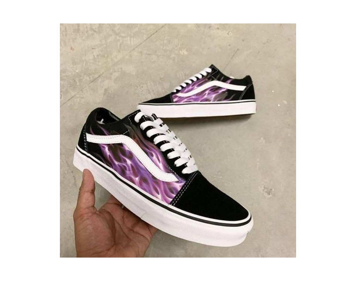 Product Purple Custom Flame Vans