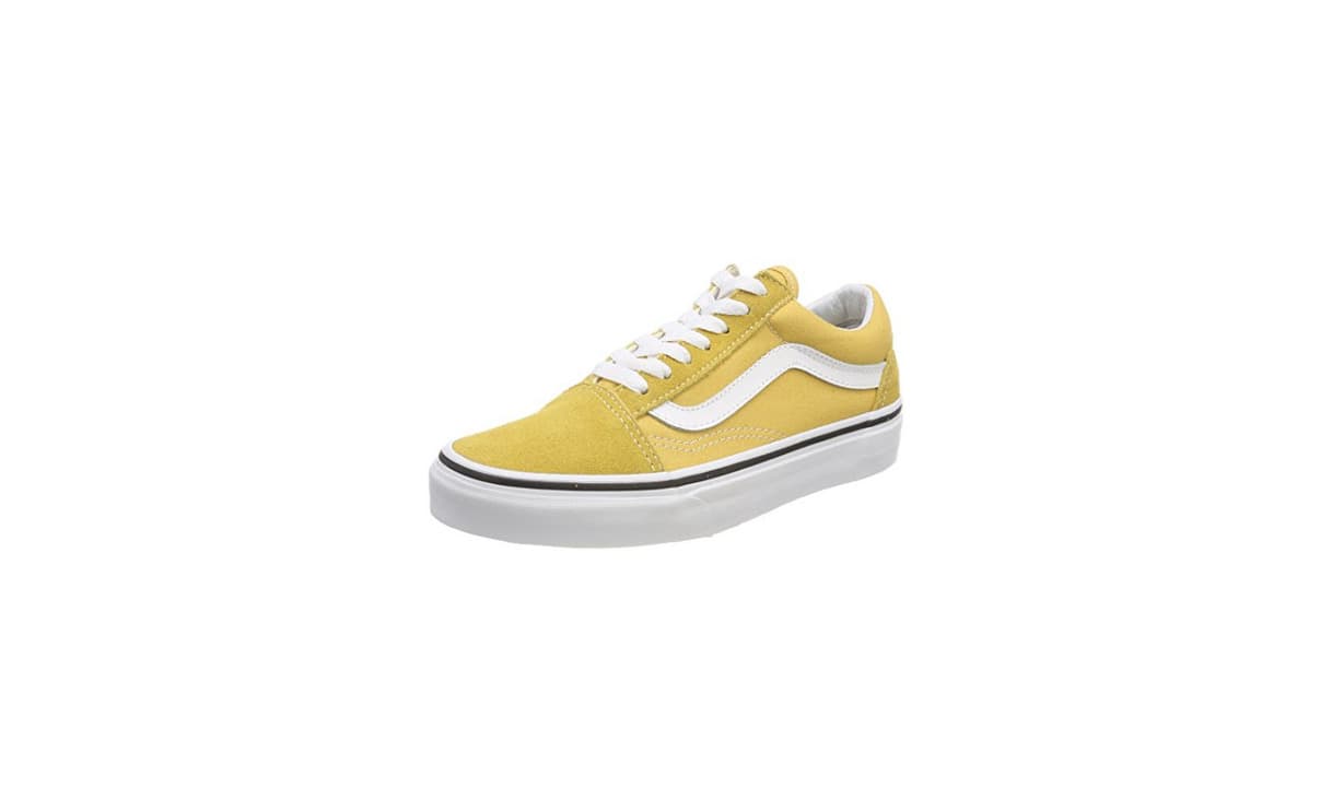 Fashion Vans Old Skool, Zapatillas de Entrenamiento Unisex Adulto, Amarillo