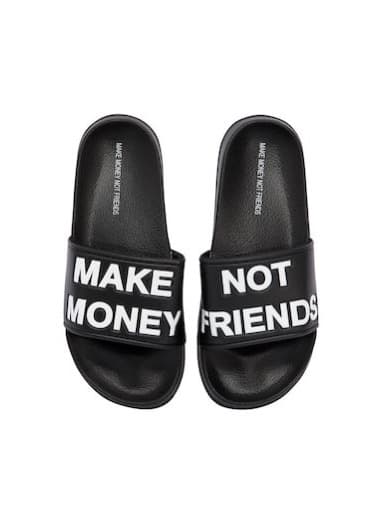 Product Make Money Not Friends Funny Pop Art Print