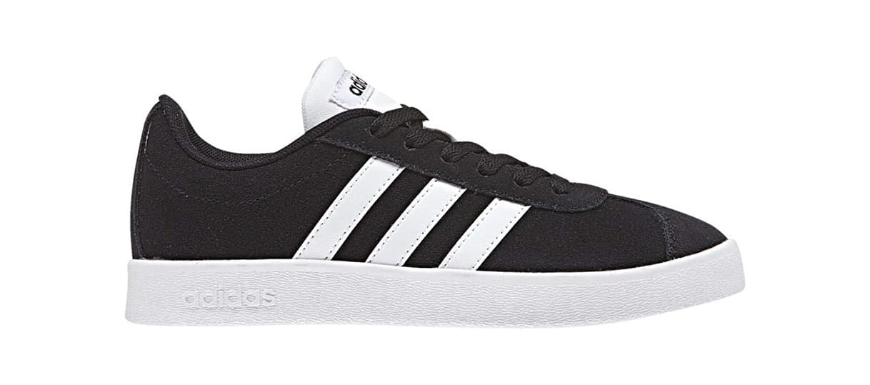 Moda ADIDAS VL Court 2.0 K, Zapatillas Unisex niños, Negro