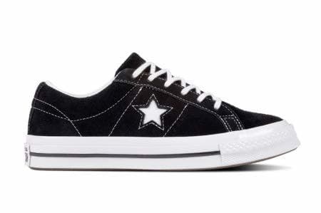 Fashion Converse Lifestyle One Star Ox, Zapatillas para Niños, Negro