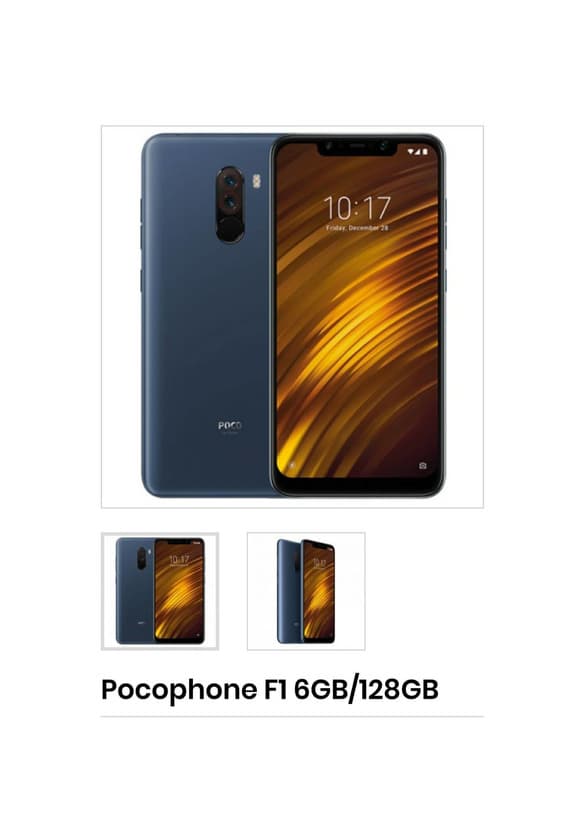 Product Xiaomi Pocophone F1