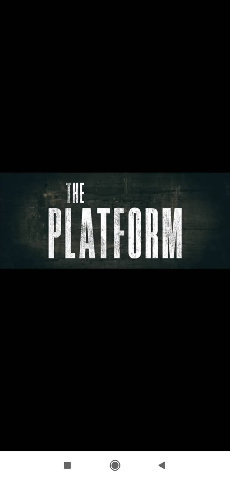 Movie The Platform