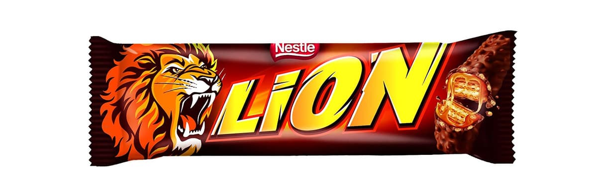 Product Lion Chocolate con Caramelo y Cereales - Paquete de 24 x 42