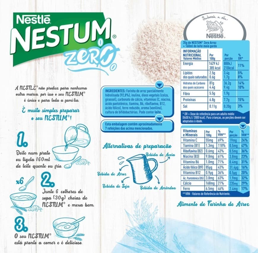 Producto Nestum Arroz 