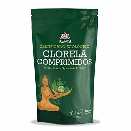 Producto Iswari Chlorella Superalimento 140Comp; Bio 1 Unidad 200 g