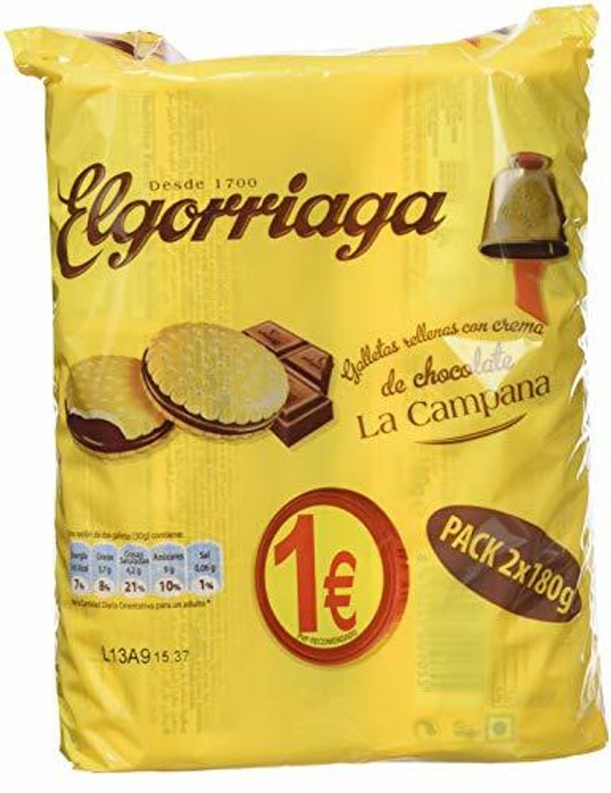 Product Elgorriaga - Galletas Rellenas Con Crema Sabor Chocolate