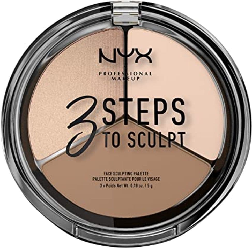 Producto NYX Professional Makeup Paleta de Contouring & Iluminador 3 Steps to Sculpt