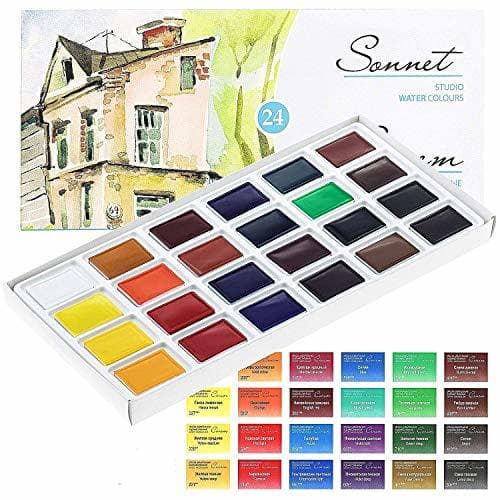 Producto Acuarela Color de gran calidad 24 colores – Calidad de Sonnet