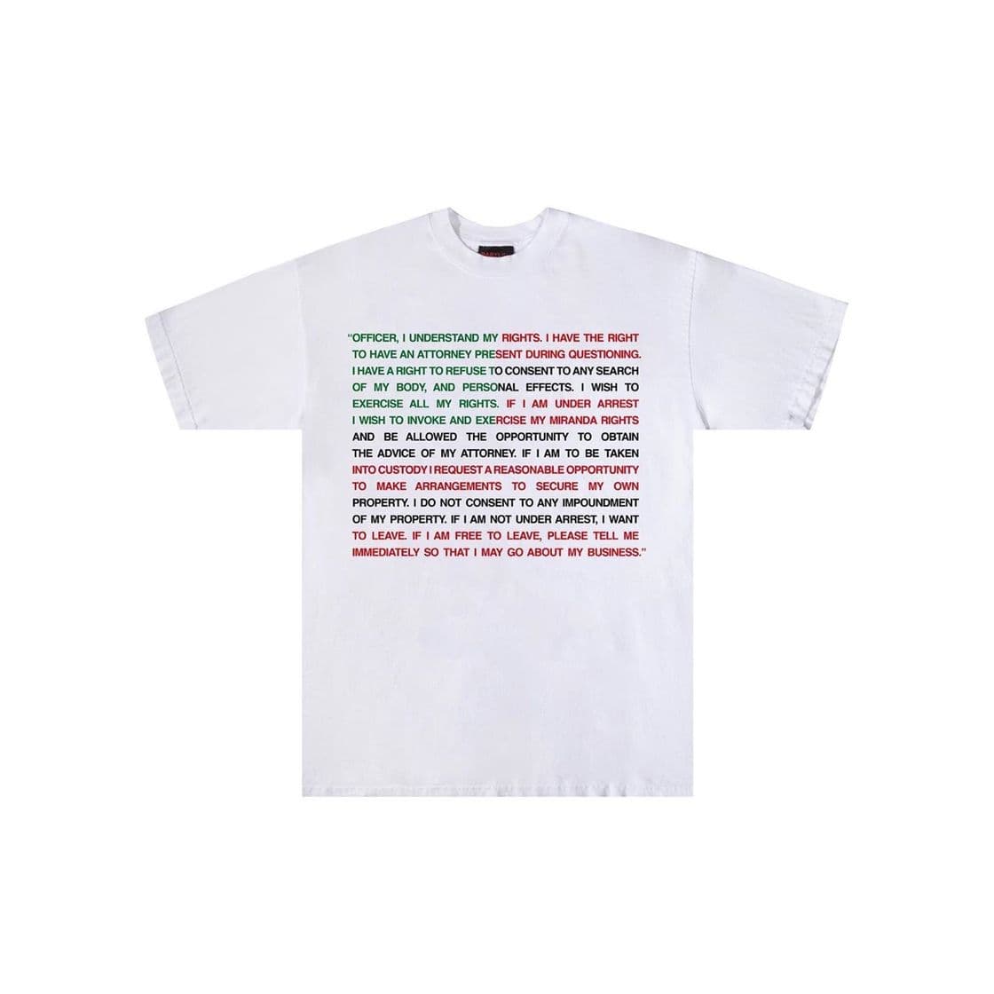 Producto RIGHTS TEE – Babylon LA