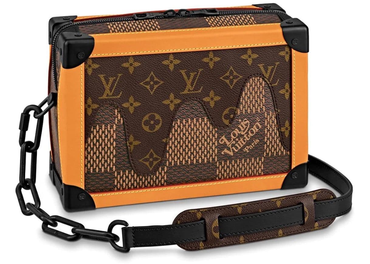 Fashion Louis Vuitton x Nigo Soft Trunk Damier Ebene Giant Brown 