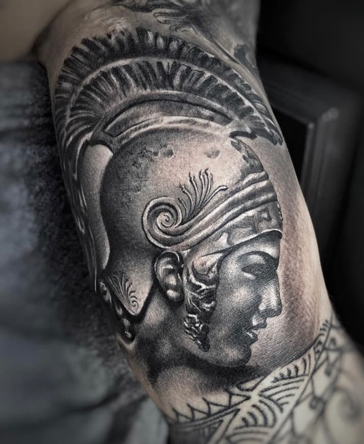 Fashion Achilles tattoo