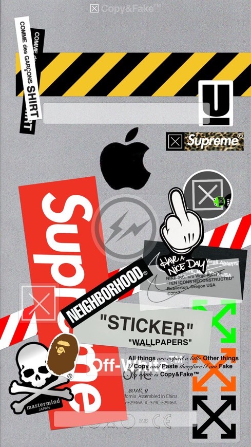 Fashion Stickers wallpaper 