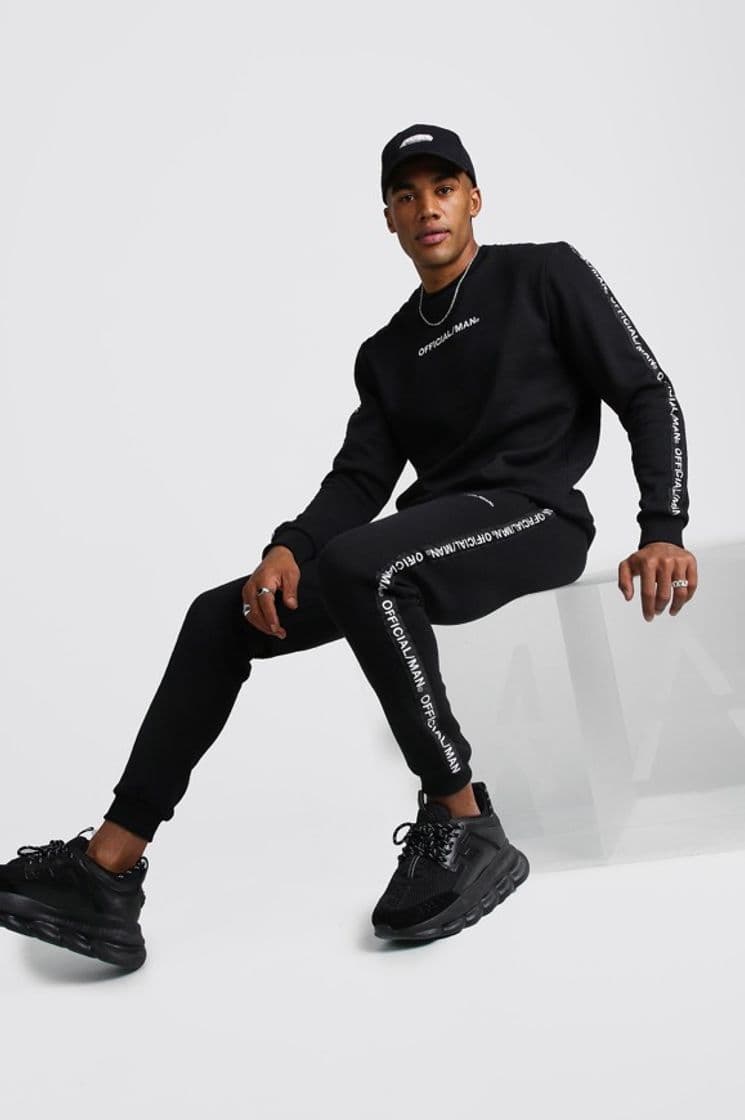 Moda Official MAN Tape Sweater Tracksuit