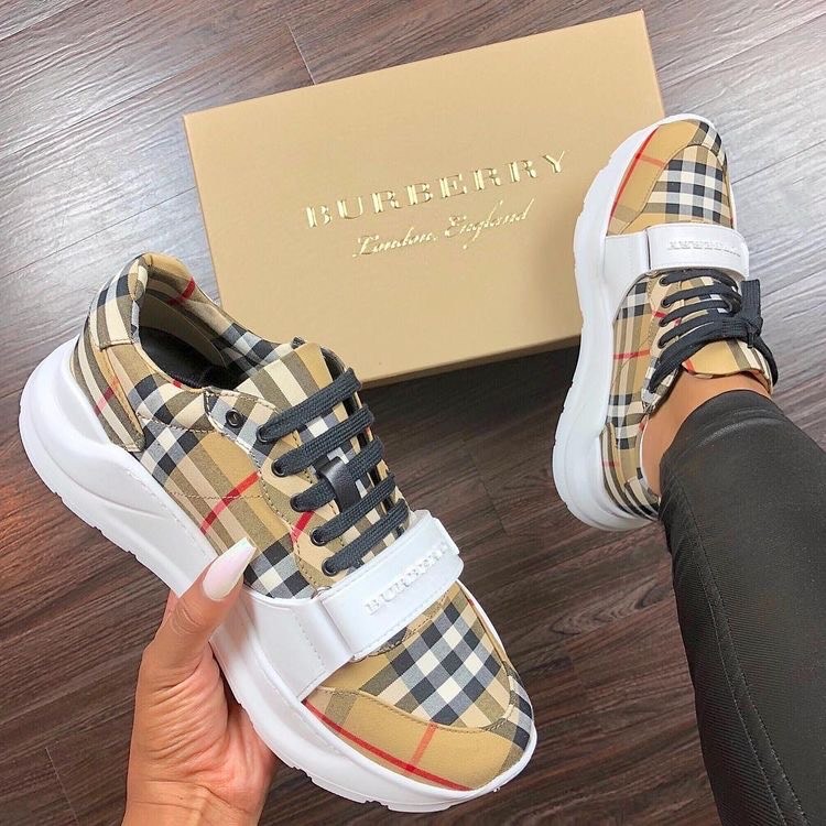 Producto Burberry Vintage Check Cotton Sneakers