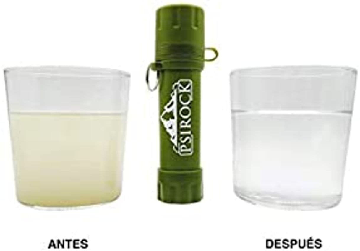 Moda Filtro agua supervivencia accesorios | No necesita pastillas