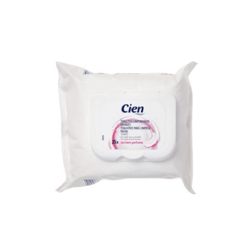 Producto Cien Toalhetes Higiene facial com tampa