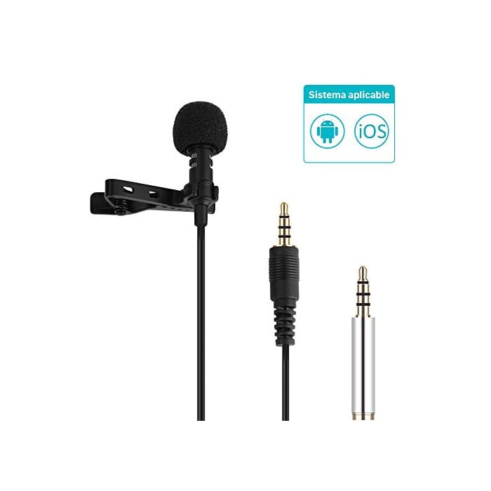 Producto GHB Mini Micrófono de Condensador Omnidireccional Micrófonos Externos para Smartphone Apple iPhone